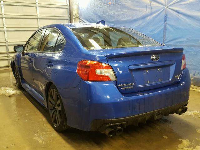 JF1VA1L62H9803026 - 2017 SUBARU WRX LIMITE BLUE photo 3