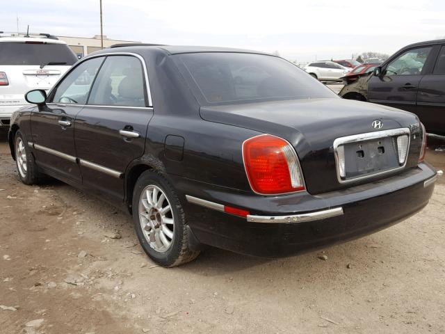 KMHFU45E85A419155 - 2005 HYUNDAI XG 350 BLACK photo 3