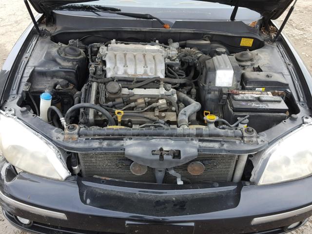 KMHFU45E85A419155 - 2005 HYUNDAI XG 350 BLACK photo 7