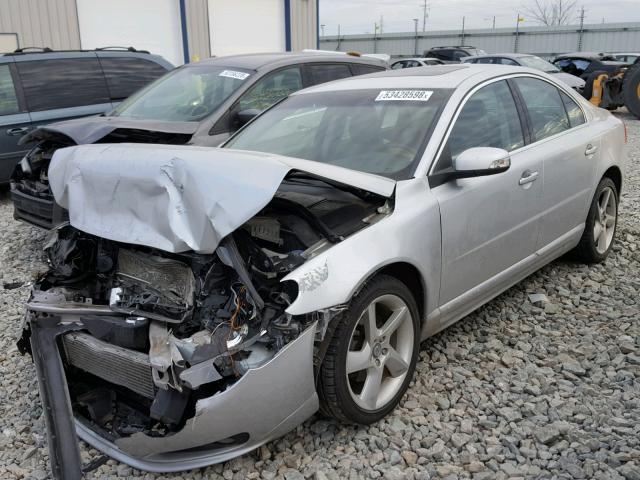 YV1992AH6A1117259 - 2010 VOLVO S80 T6 SILVER photo 2