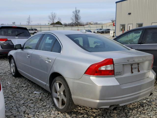 YV1992AH6A1117259 - 2010 VOLVO S80 T6 SILVER photo 3