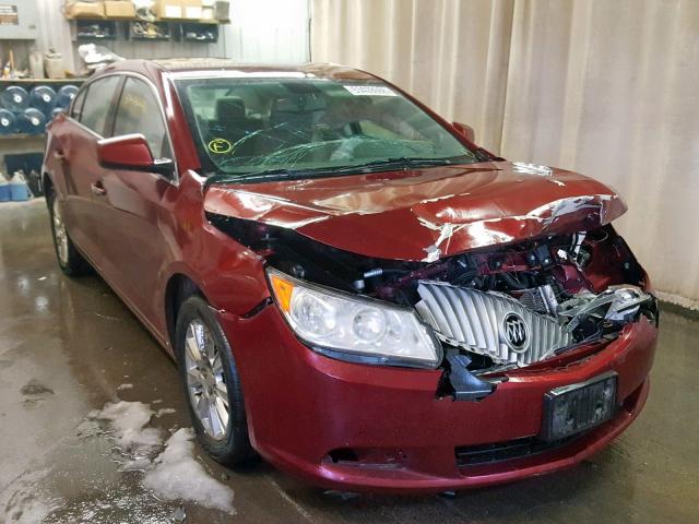 1G4GB5EG9AF127156 - 2010 BUICK LACROSSE C RED photo 1