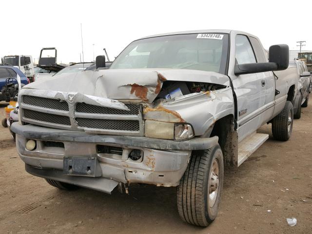 1B7KF23651J199027 - 2001 DODGE RAM 2500 SILVER photo 2