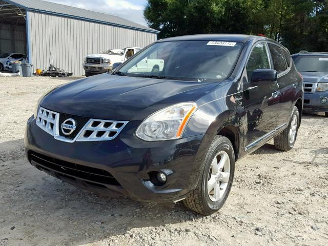 JN8AS5MTXDW515451 - 2013 NISSAN ROGUE S BLACK photo 2