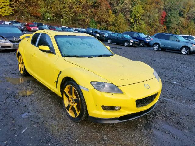 JM1FE173640105679 - 2004 MAZDA RX8 YELLOW photo 1