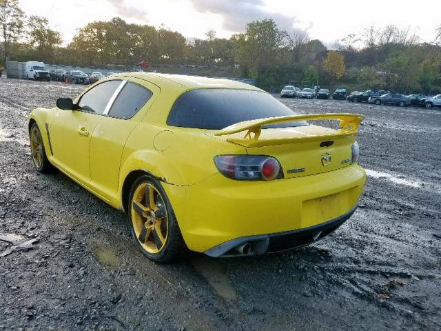 JM1FE173640105679 - 2004 MAZDA RX8 YELLOW photo 3