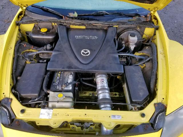 JM1FE173640105679 - 2004 MAZDA RX8 YELLOW photo 7