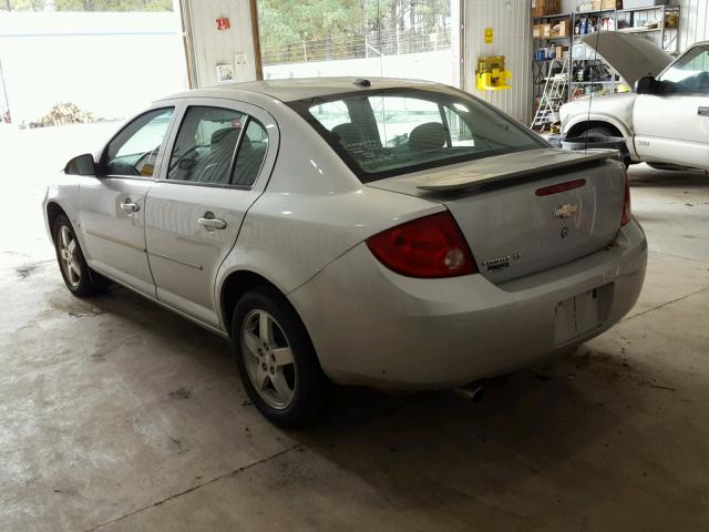 1G1AL58F387235988 - 2008 CHEVROLET COBALT LT SILVER photo 3