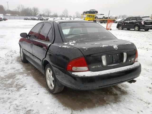 3N1AB51D43L727827 - 2003 NISSAN SENTRA SE- BLACK photo 3