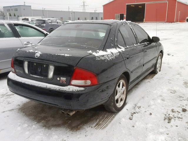 3N1AB51D43L727827 - 2003 NISSAN SENTRA SE- BLACK photo 4