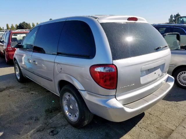 1C4GJ45362B650769 - 2002 CHRYSLER VOYAGER LX GRAY photo 3