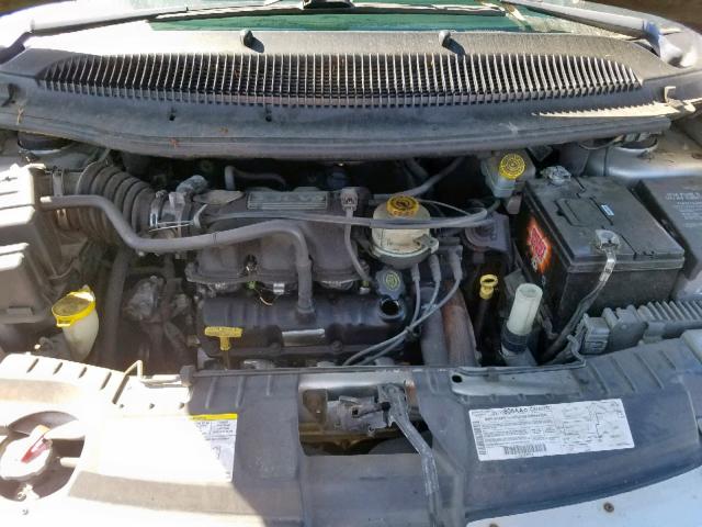 1C4GJ45362B650769 - 2002 CHRYSLER VOYAGER LX GRAY photo 7