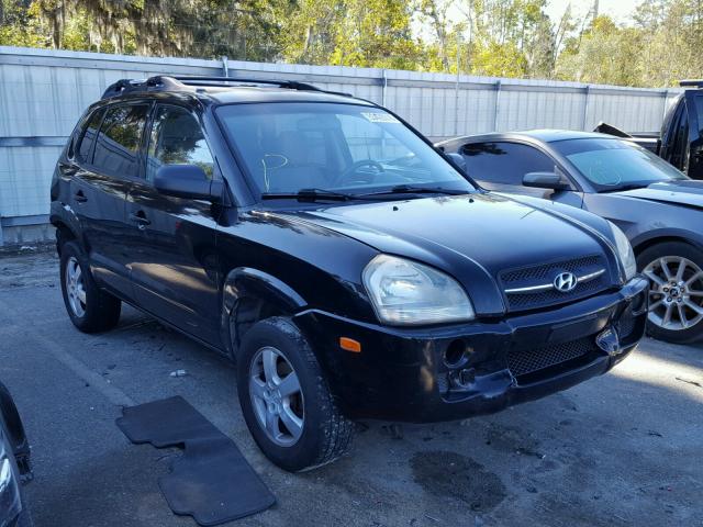 KM8JM12B66U251566 - 2006 HYUNDAI TUCSON GL BLACK photo 1