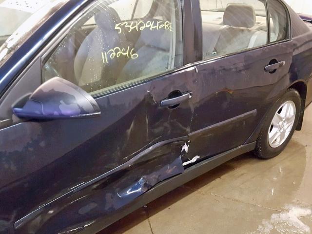 1G1ZT548X4F102476 - 2004 CHEVROLET MALIBU LS 蓝色 照片 9