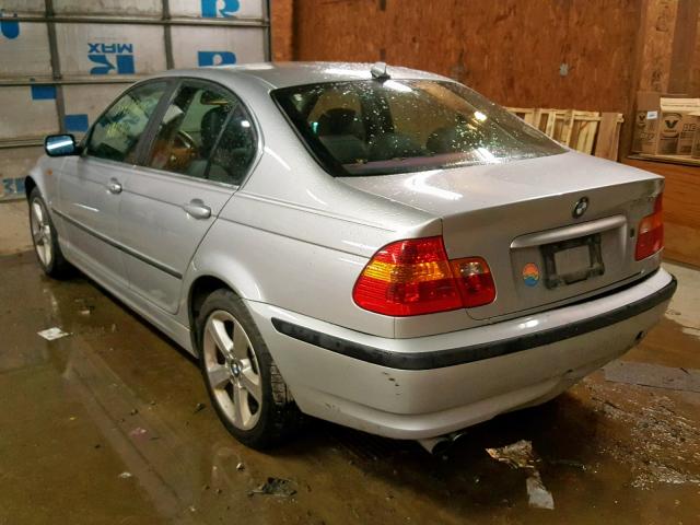 WBAEW53434PN33907 - 2004 BMW 330 XI SILVER photo 3