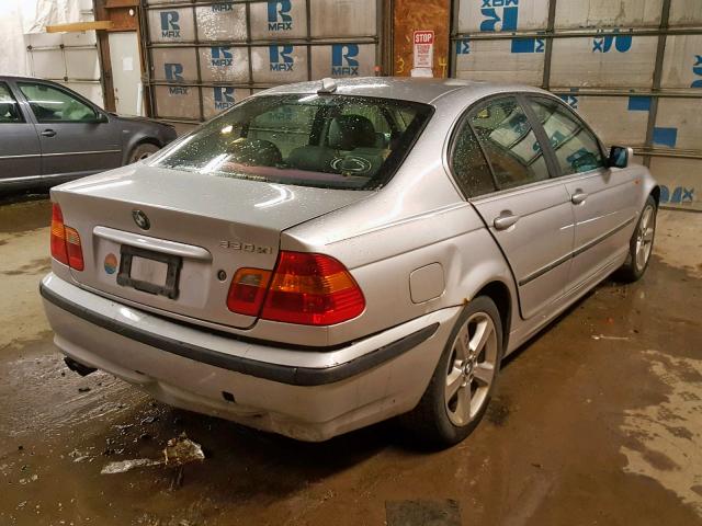 WBAEW53434PN33907 - 2004 BMW 330 XI SILVER photo 4