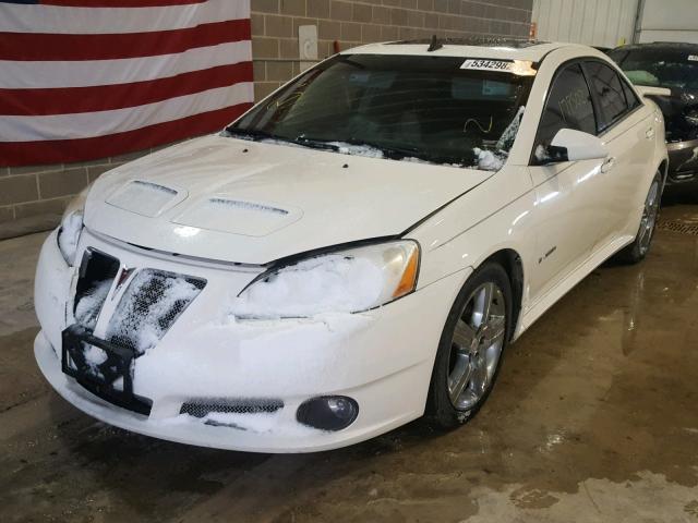 1G2ZM577984220810 - 2008 PONTIAC G6 GXP WHITE photo 2