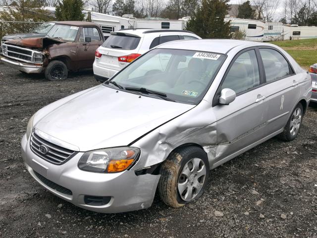 KNAFE222995619991 - 2009 KIA SPECTRA EX SILVER photo 2