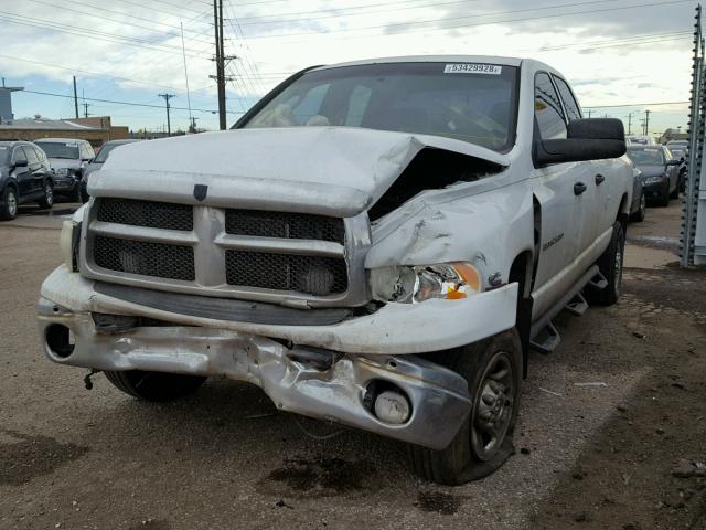 3D7KU28C84G149447 - 2004 DODGE RAM 2500 S WHITE photo 2