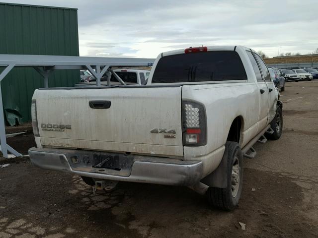 3D7KU28C84G149447 - 2004 DODGE RAM 2500 S WHITE photo 3