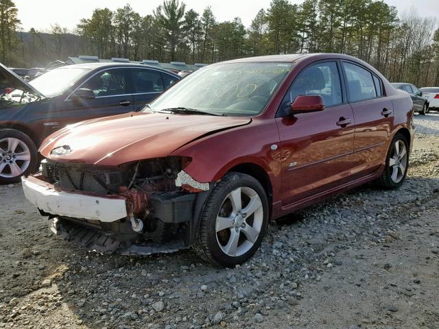 JM1BK324861499976 - 2006 MAZDA 3 S RED photo 2