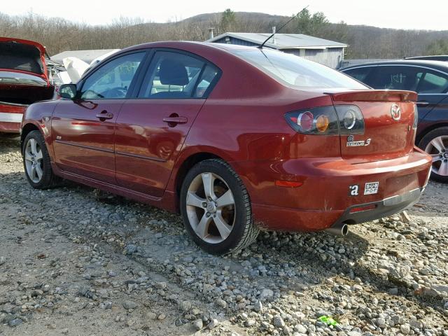 JM1BK324861499976 - 2006 MAZDA 3 S RED photo 3