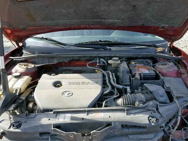 JM1BK324861499976 - 2006 MAZDA 3 S RED photo 7