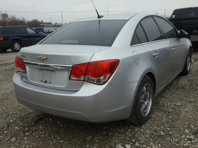 1G1PC5SH3B7100957 - 2011 CHEVROLET CRUZE LS SILVER photo 4