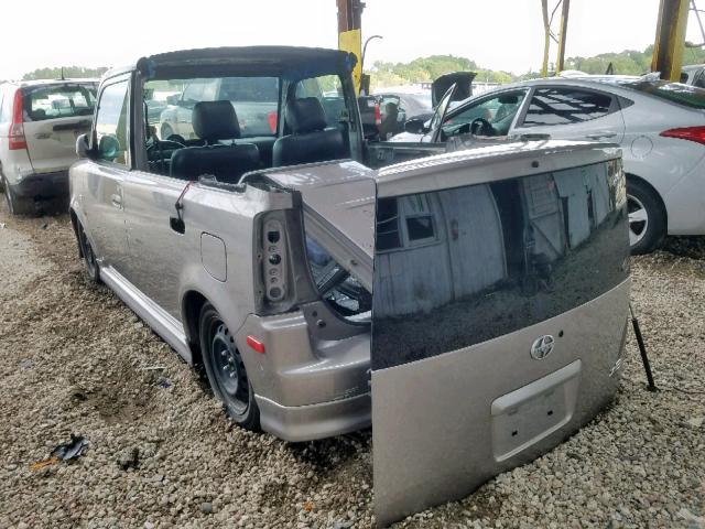 JTLKT324840152989 - 2004 TOYOTA SCION XB ვერცხლისფერი ფოტო 3