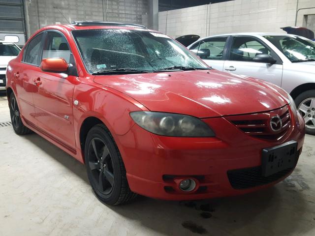 JM1BK323151270464 - 2005 MAZDA 3 S RED photo 1