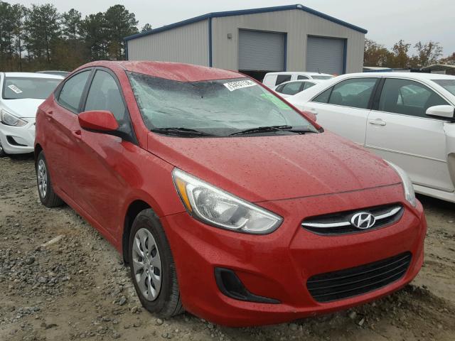 KMHCT4AE7GU103534 - 2016 HYUNDAI ACCENT SE RED photo 1