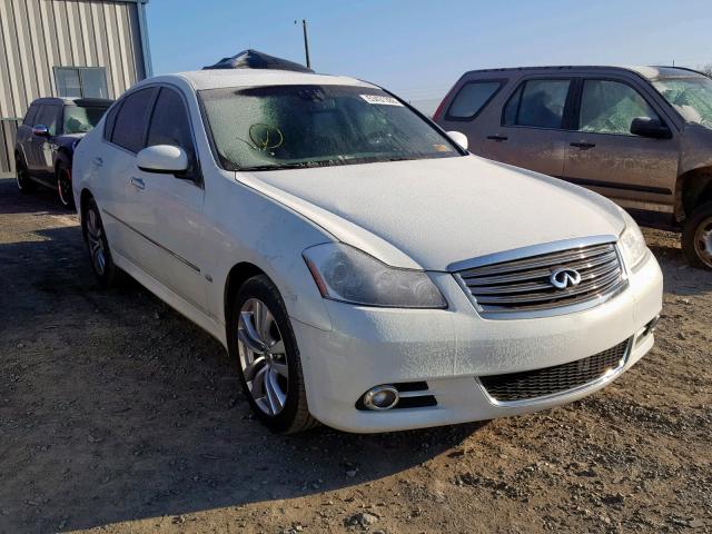 JN1CY0AR7AM961193 - 2010 INFINITI M35 BASE WHITE photo 1