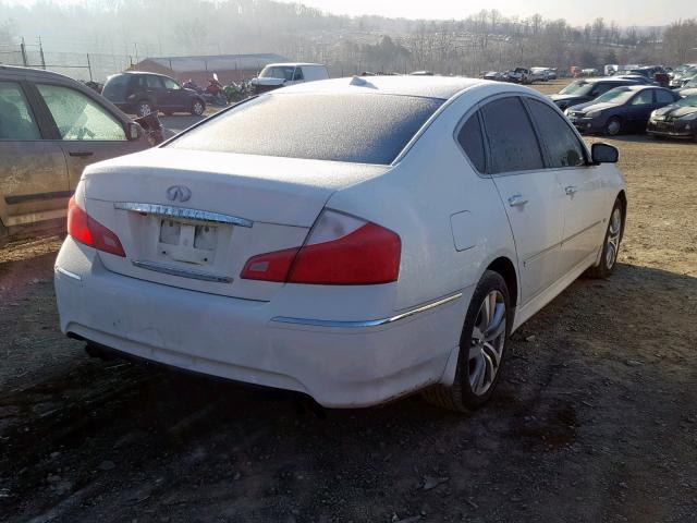 JN1CY0AR7AM961193 - 2010 INFINITI M35 BASE WHITE photo 4