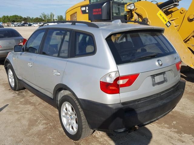 WBXPA73434WB27448 - 2004 BMW X3 2.5I TWO TONE photo 3