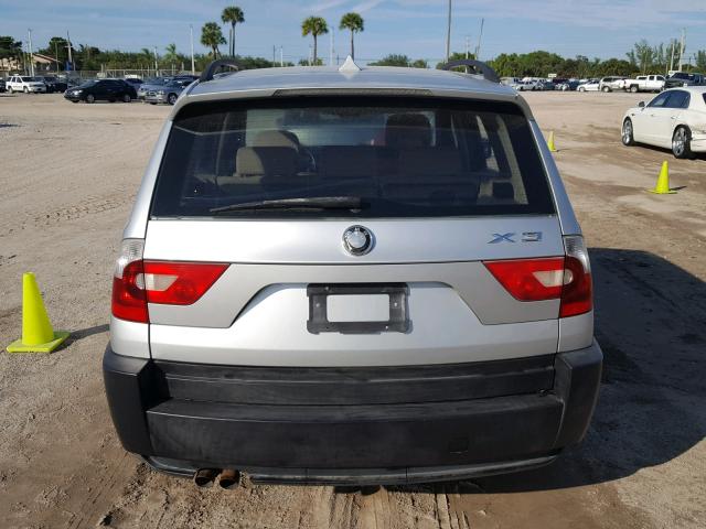 WBXPA73434WB27448 - 2004 BMW X3 2.5I TWO TONE photo 9