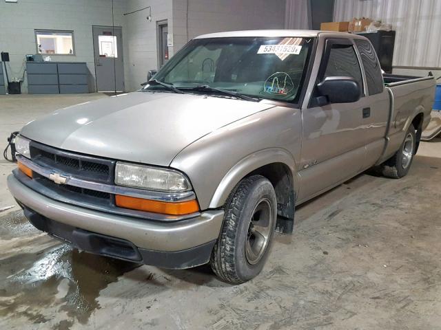 1GCCS19W128172126 - 2002 CHEVROLET S TRUCK S1 TAN photo 2