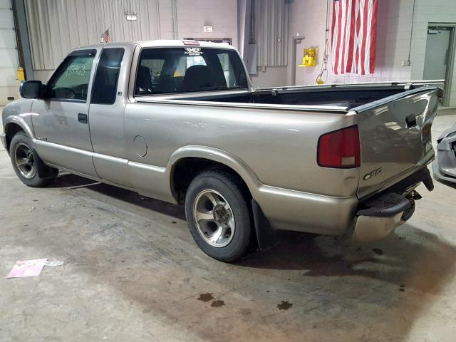 1GCCS19W128172126 - 2002 CHEVROLET S TRUCK S1 TAN photo 3