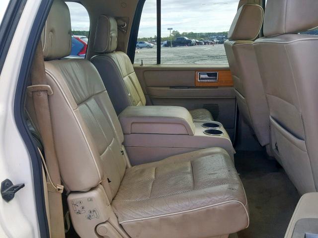 5LMFL28517LJ20906 - 2007 LINCOLN NAVIGATOR WHITE photo 6