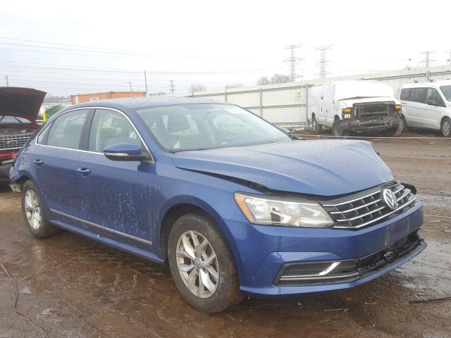 1VWAT7A30HC041118 - 2017 VOLKSWAGEN PASSAT S BLUE photo 1