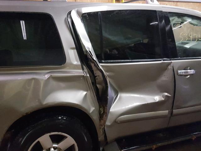 5N1AA08B36N727759 - 2006 NISSAN ARMADA SE GOLD photo 9