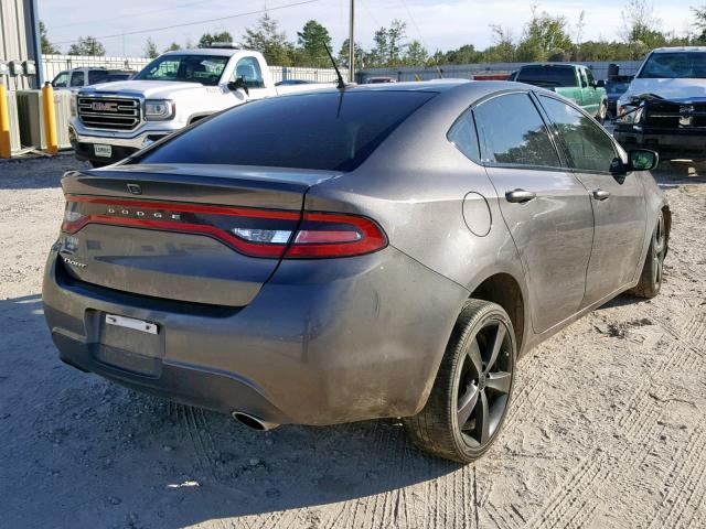 1C3CDFBB8FD146509 - 2015 DODGE DART SXT GRAY photo 4