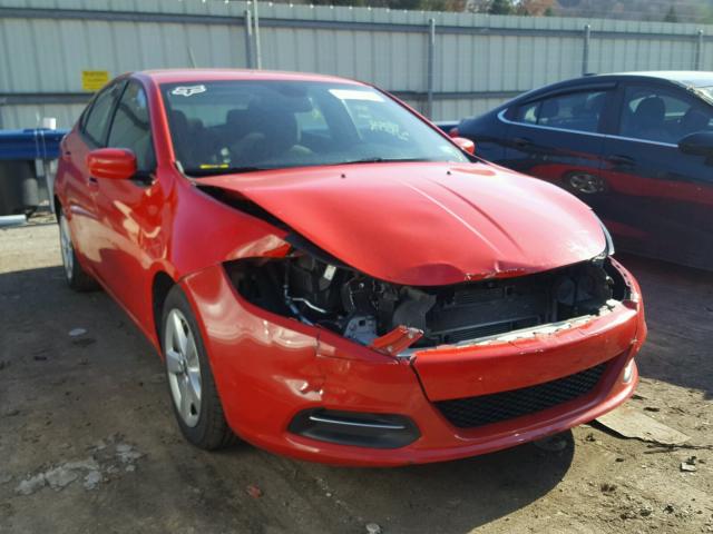 1C3CDFBB6GD623570 - 2016 DODGE DART SXT RED photo 1