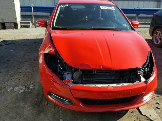 1C3CDFBB6GD623570 - 2016 DODGE DART SXT RED photo 9