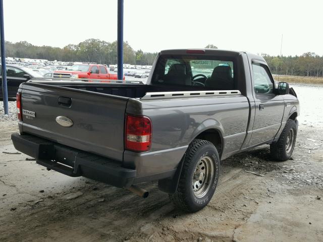 1FTYR10D38PA18559 - 2008 FORD RANGER GRAY photo 4