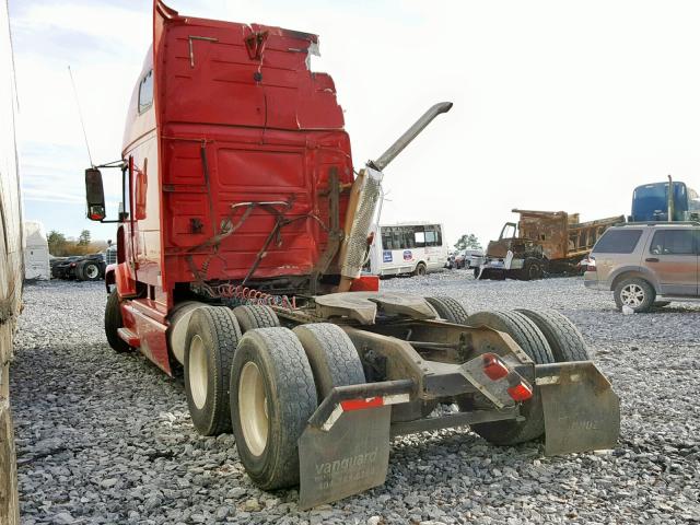 4V4NC9JHX1N260873 - 2001 VOLVO VN VNL RED photo 3