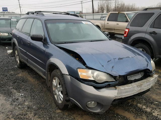 4S4BP61C057388647 - 2005 SUBARU LEGACY OUT BLUE photo 1