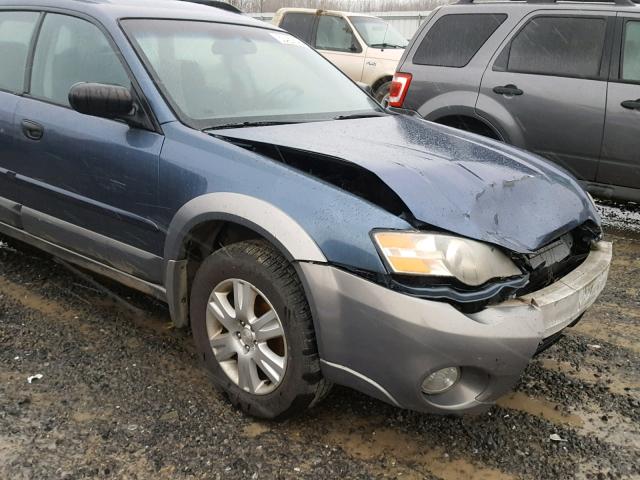 4S4BP61C057388647 - 2005 SUBARU LEGACY OUT BLUE photo 10