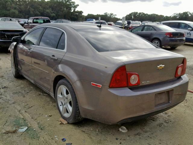 1G1ZB5E19BF163965 - 2011 CHEVROLET MALIBU LS ყავისფერი ფოტო 3