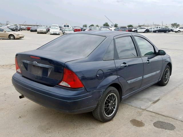 1FAFP33P23W312523 - 2003 FORD FOCUS LX BLUE photo 4