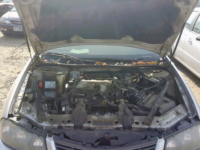 2G1WF52E149327168 - 2004 CHEVROLET IMPALA GRAY photo 7